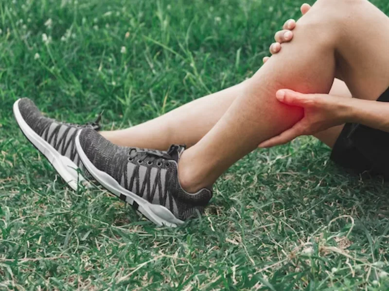 Camel City Chiropractic treating leg pain in Hudsonville