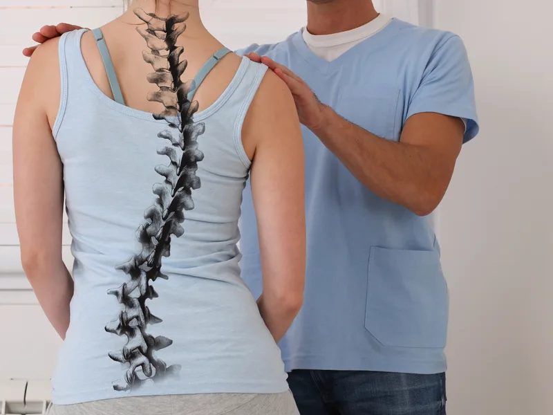 Camel City Chiropractic treating scoliosis in Hudsonville